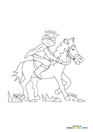 Prince on a horse
