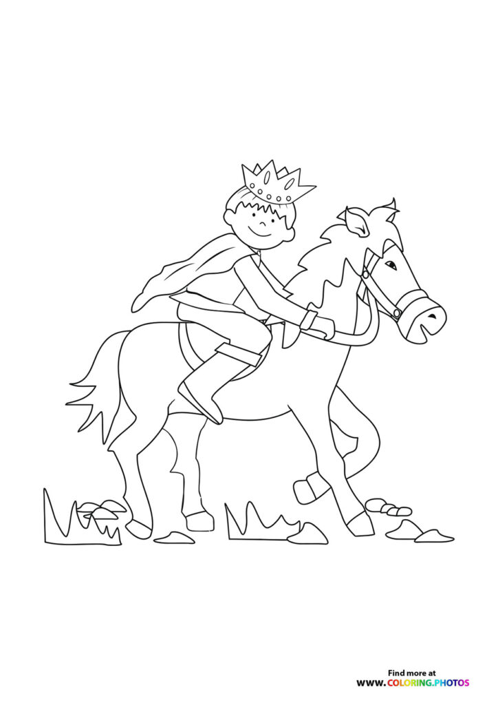 Prince on a horse