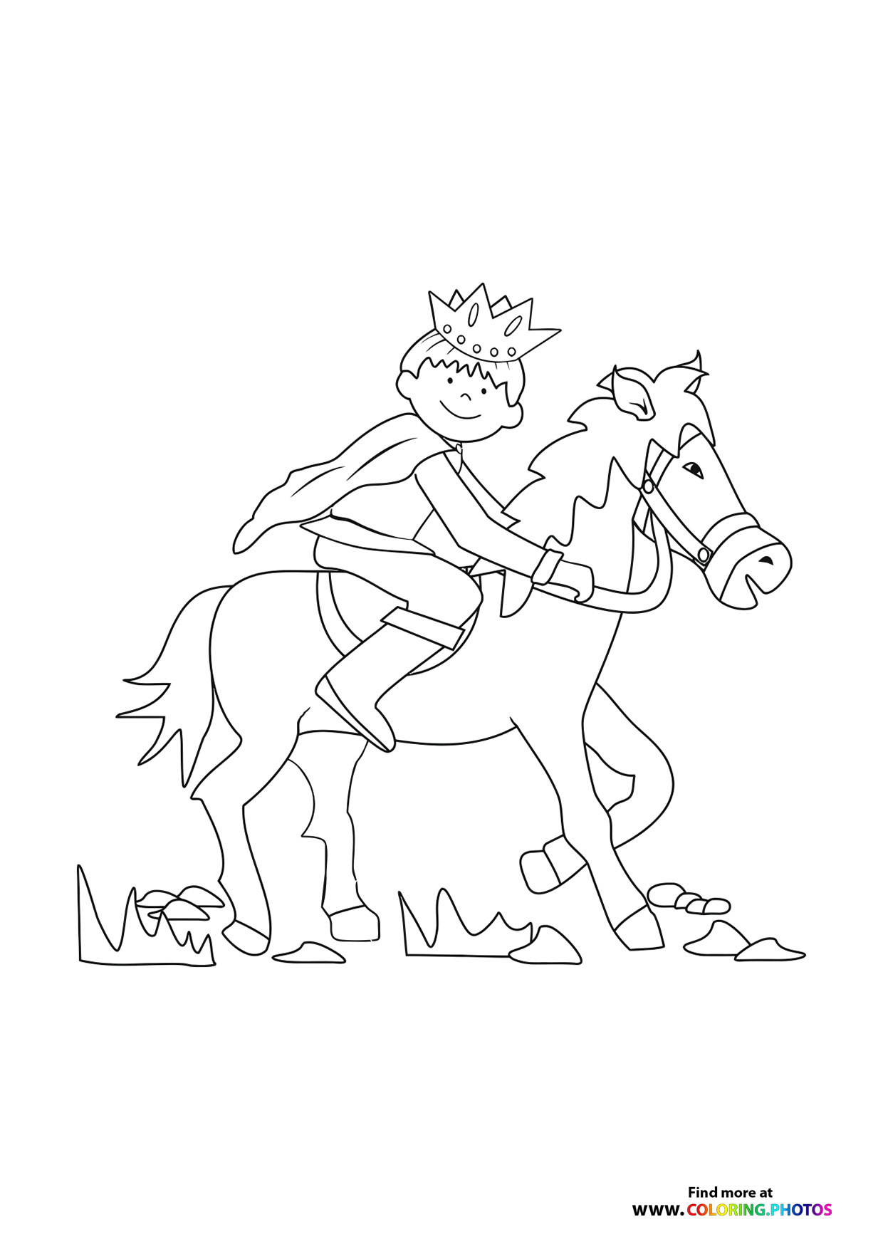 Prince on a horse