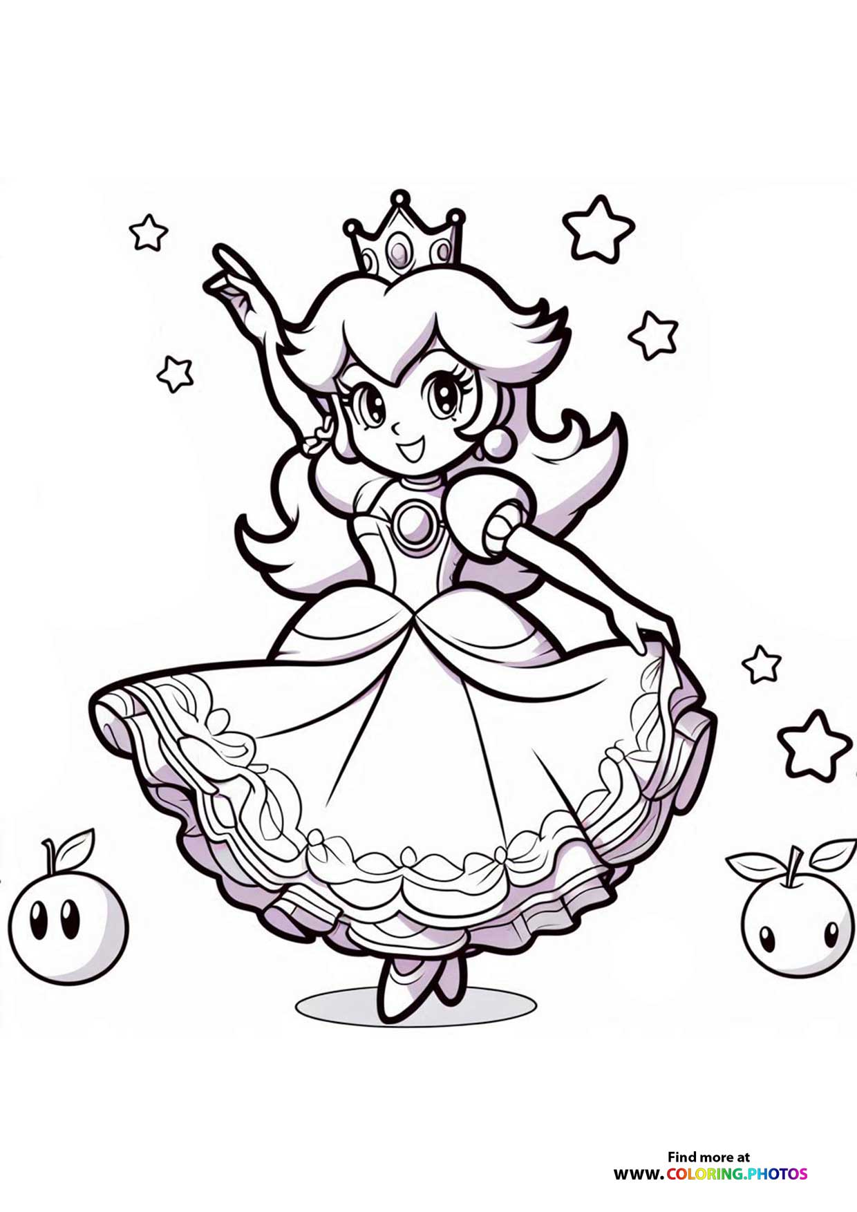 Princess Peach dancing