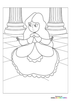 Princess dancing in dress