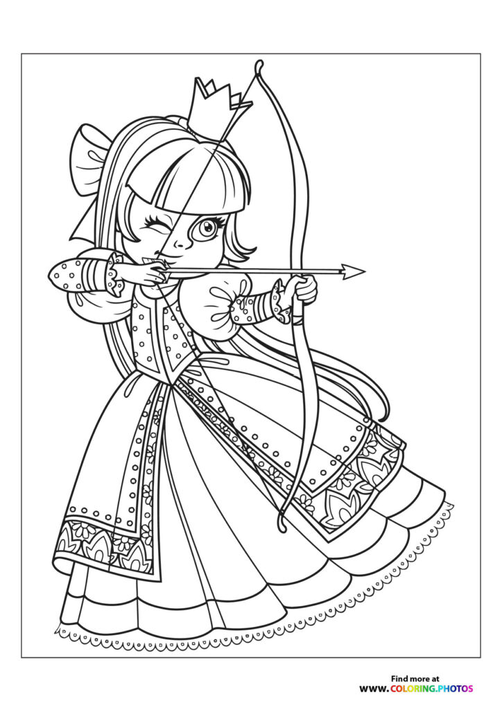 Princess with bow