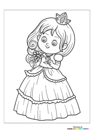 Princess with flower