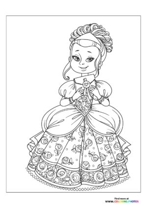 Princess with purse