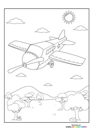 Propeller plane