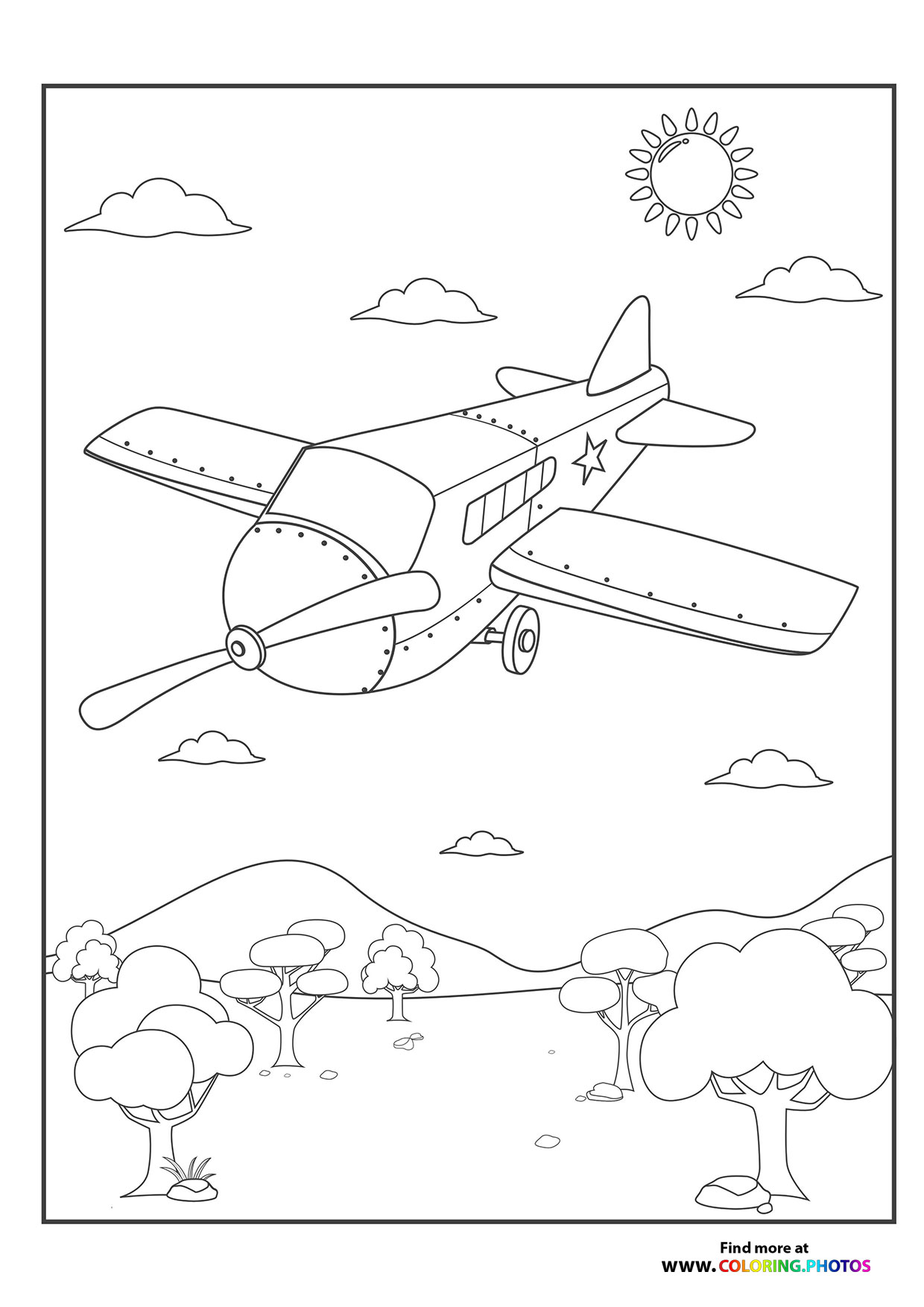 Propeller plane