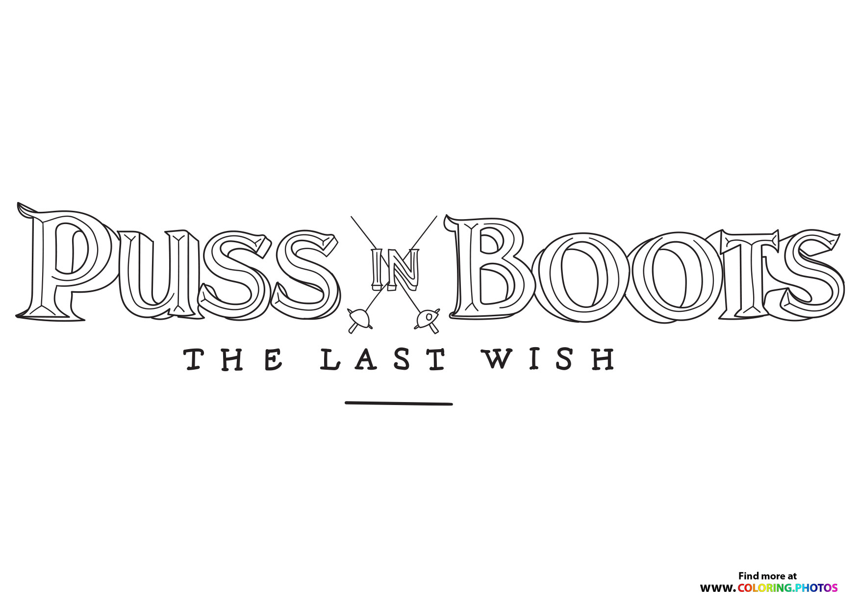 Puss in Boots The Last Wish Title