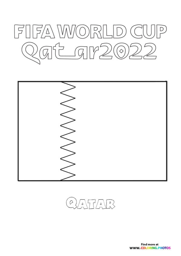 Qatar World Cup flag