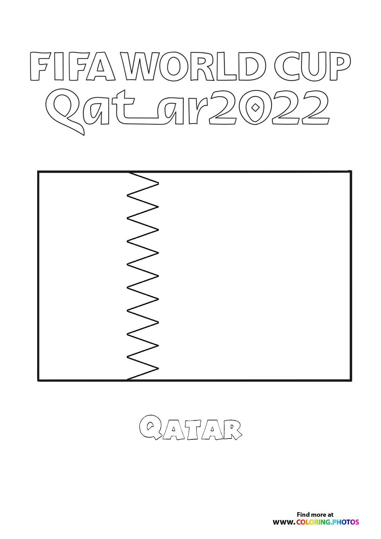 Qatar World Cup flag
