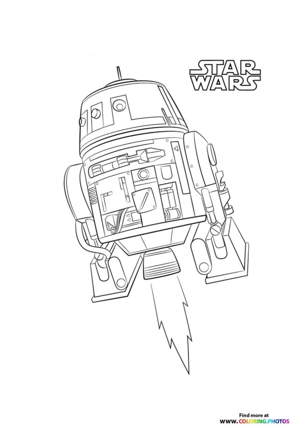 R2 D2 from Star Wars