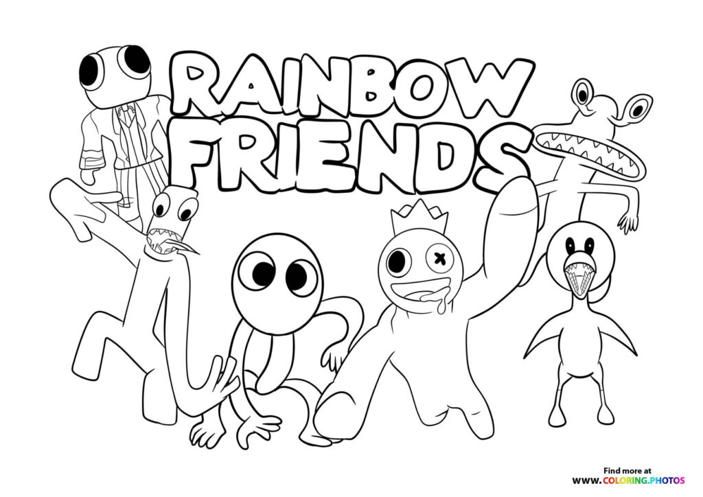 Rainbow Friends Game Characters