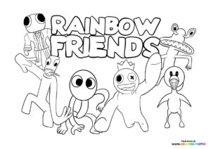 Rainbow Friends Game Characters