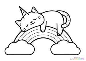 Rainbow cat