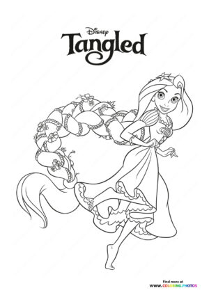Rapunzel with Magical Hair