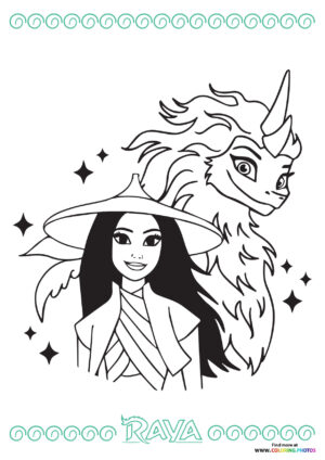 Raya and Sisu the Dragon