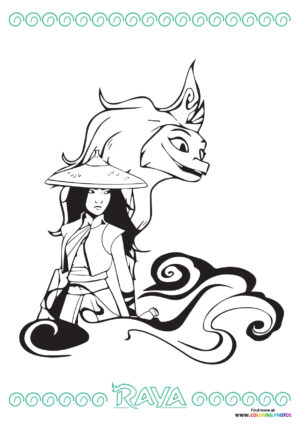 Raya and Sisu the Dragon