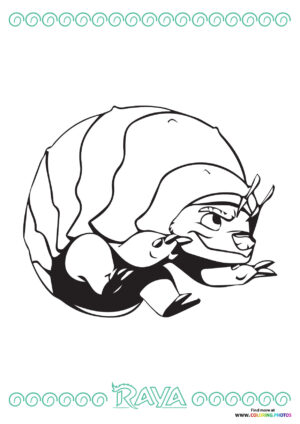 Sisu the Dragon Curled Up
