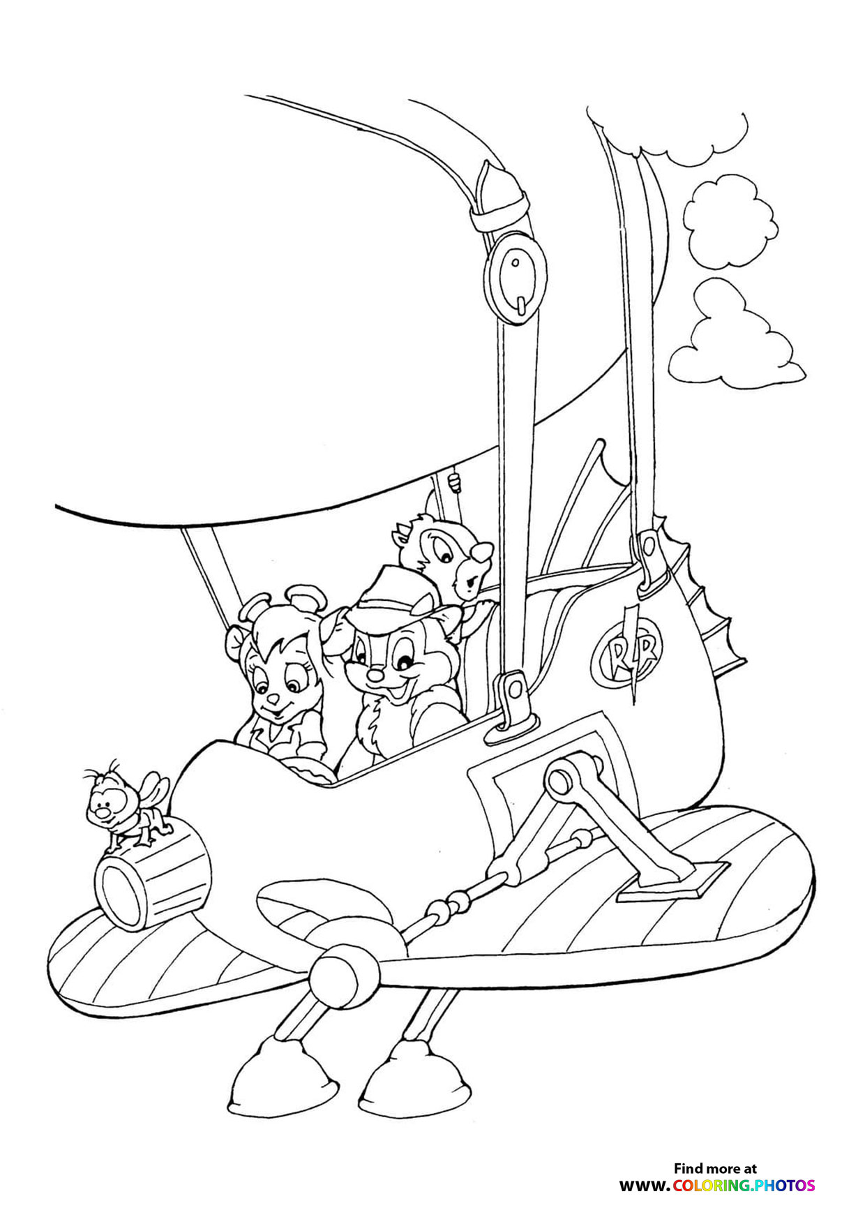 Chip and Dale’s Flying Machine Adventure