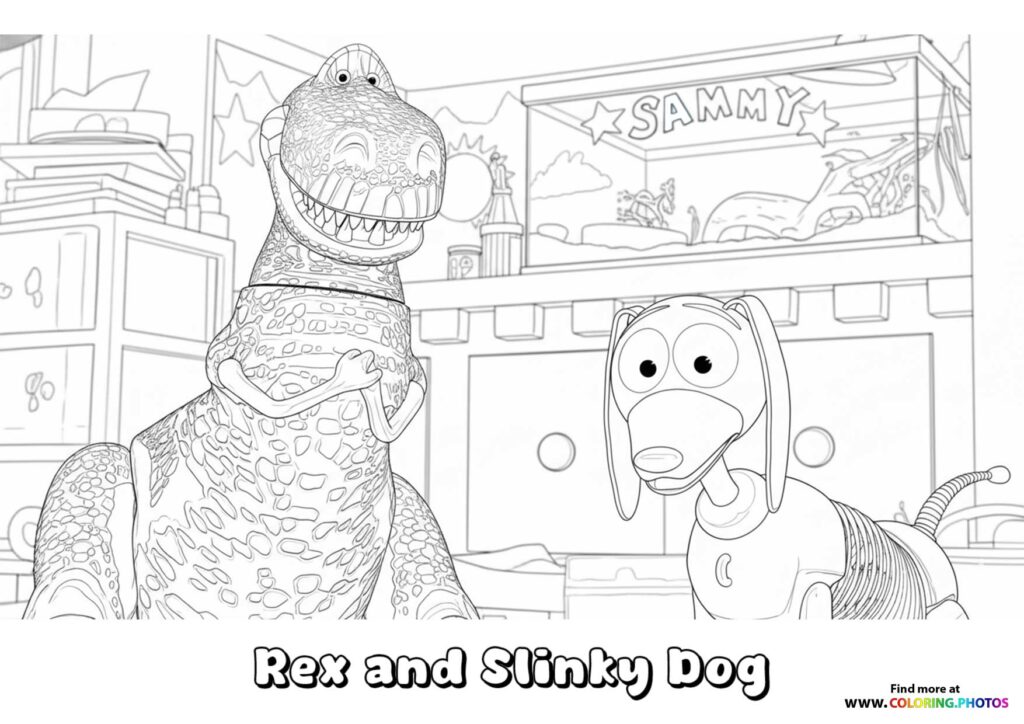 Rex and Slinky Dog