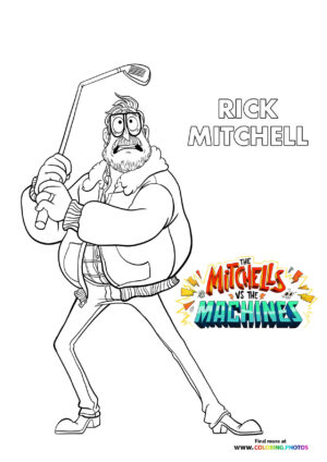 Rick Mitchell with Lamp