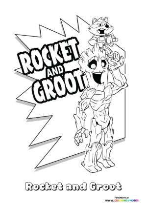 Rocket and Groot