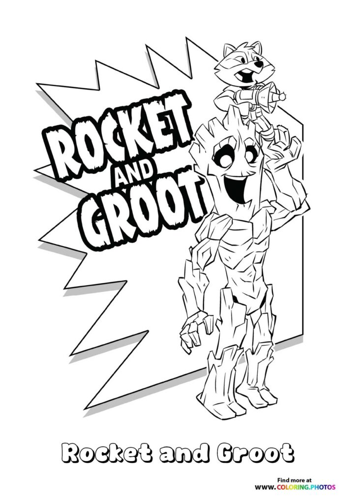 Rocket and Groot