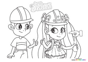 Roma and Diana working