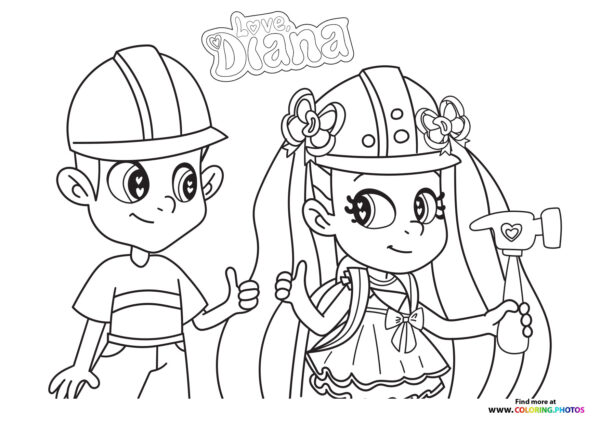 Roma and Diana working