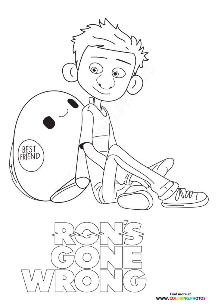 Ron's Gone Wrong coloring page