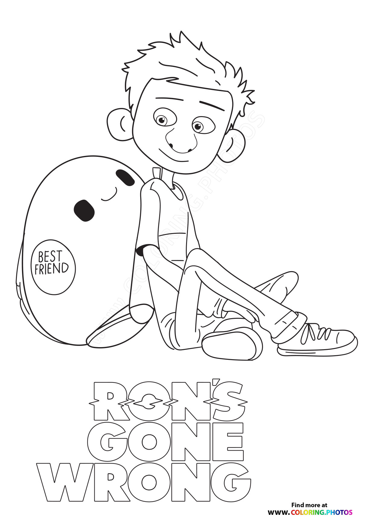 Ron's Gone Wrong coloring page