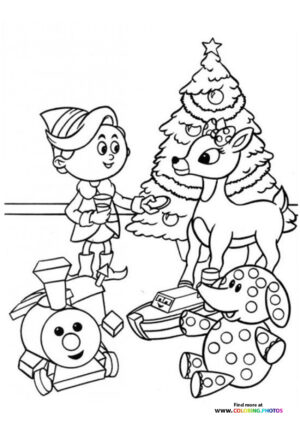 Rudolph, Christmas Tree & Friends