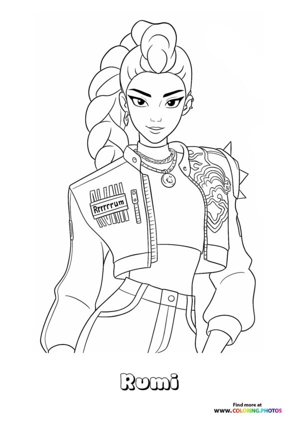 Rumi from K Pop Demon Hunters