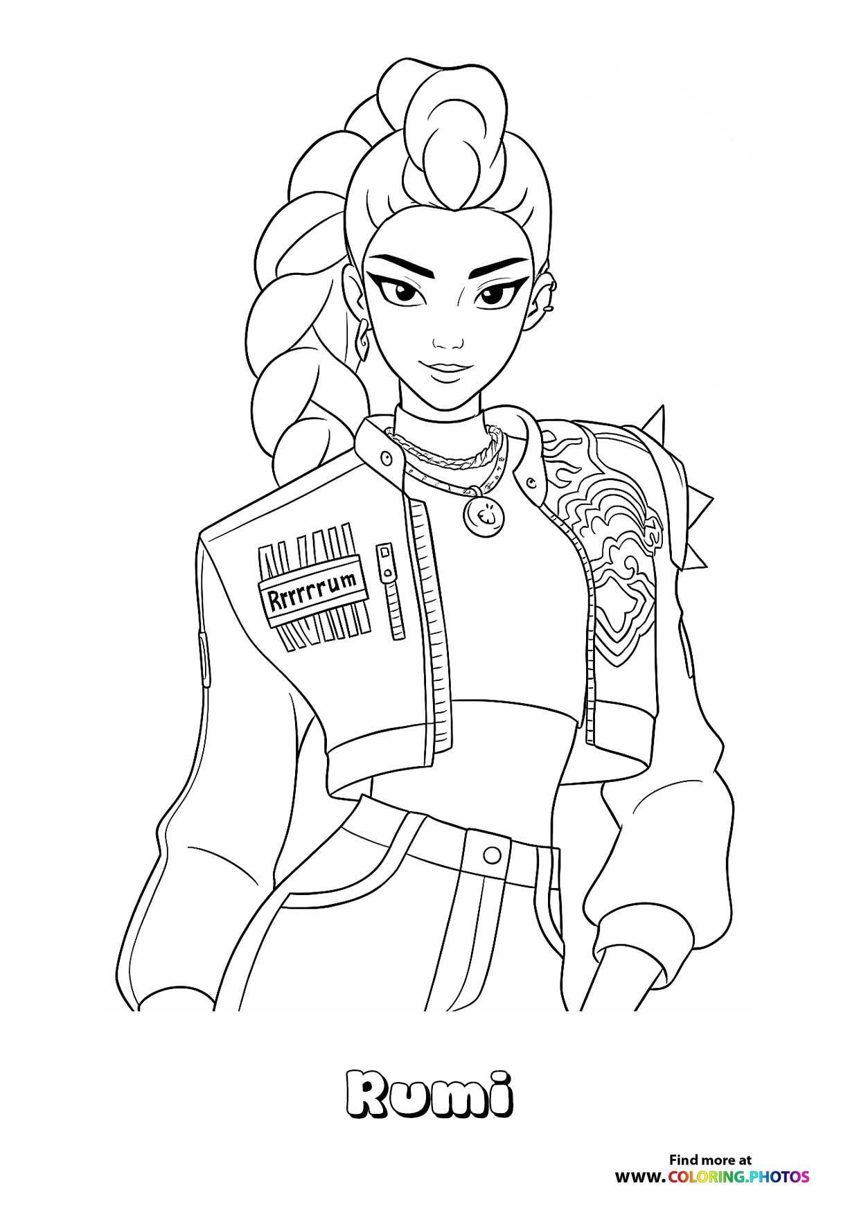 Rumi from K Pop Demon Hunters