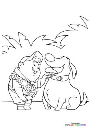Dug and Russell playing