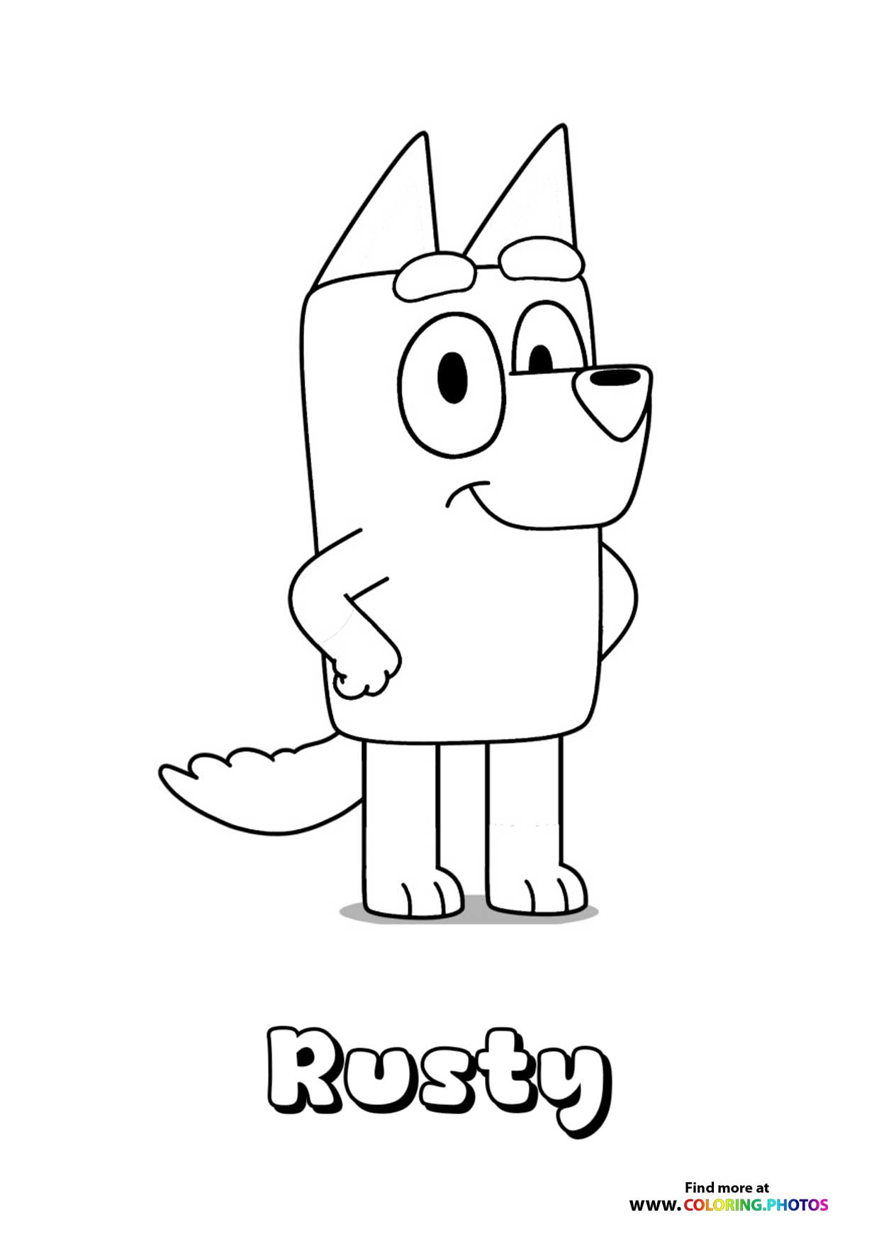 Rusty from Bluey