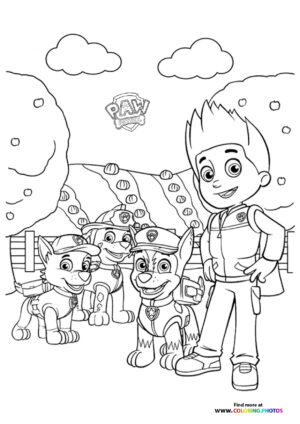 Ryder and the Paw Patrol Team