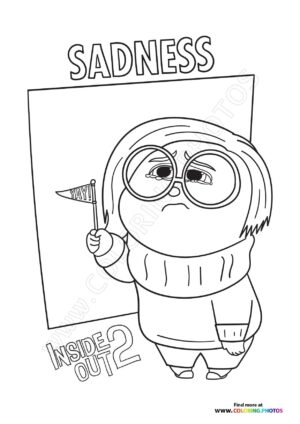 Sadness with Flag