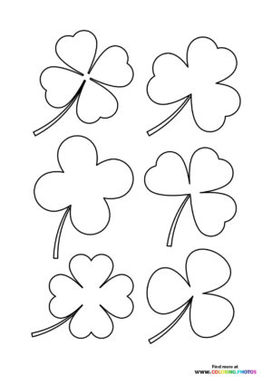 Six Lucky Shamrocks