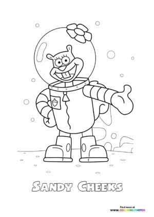 Sandy Cheeks in Astronaut Suit