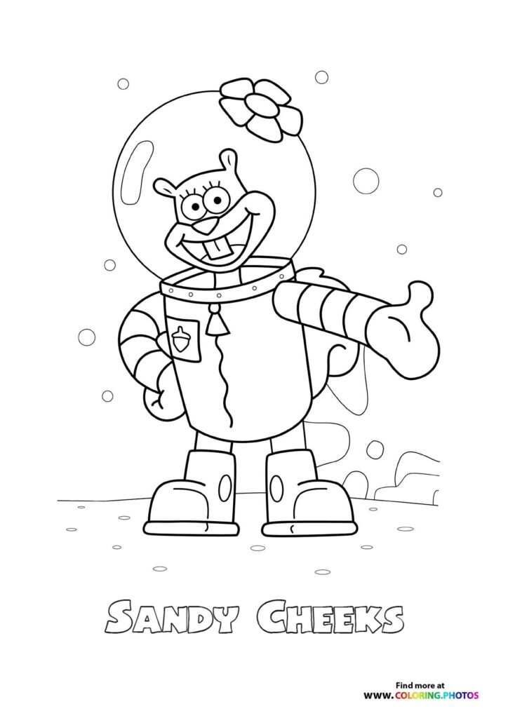 Sandy Cheeks in Astronaut Suit