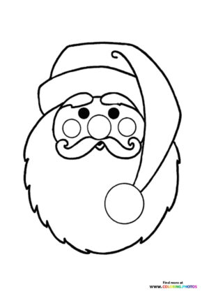 Santa's Cheerful Face