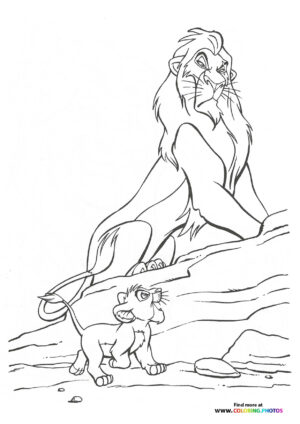 Scar and Young Simba
