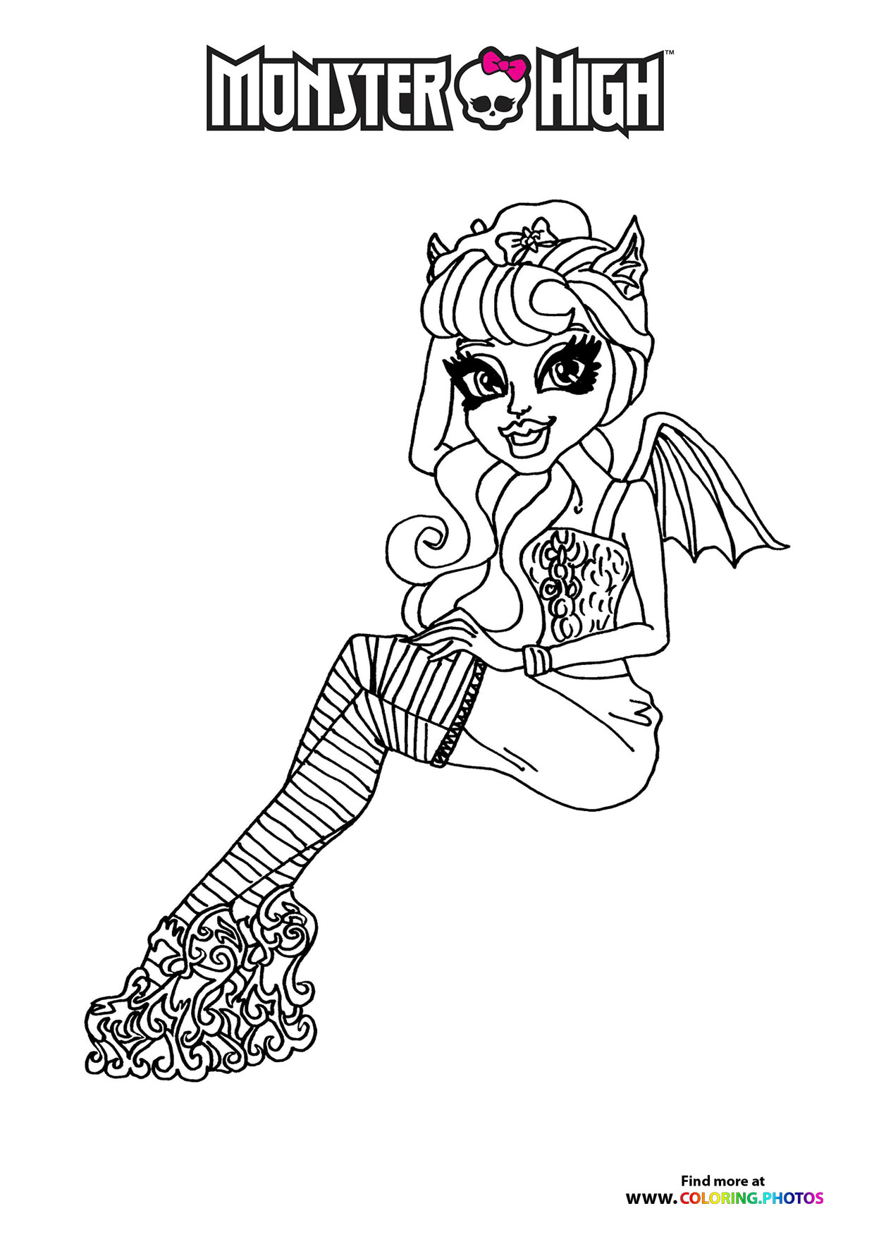 Draculaura with Bat Wings