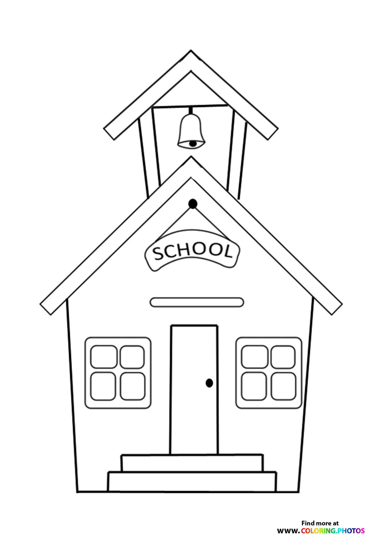 Schoolhouse with Bell
