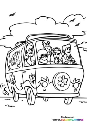 Scooby-Doo in Mystery Machine