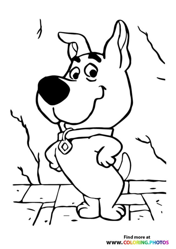Scooby-Doo Scrappy coloring page