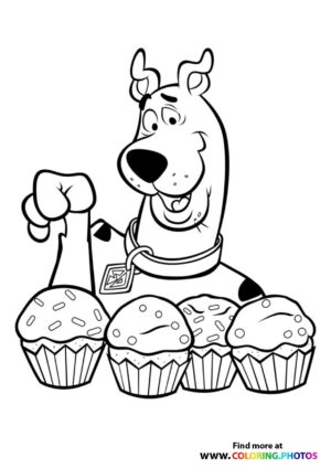 Scooby-Doo with muffins