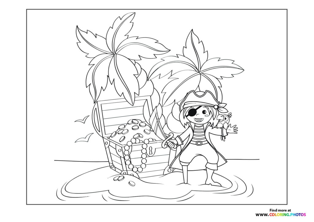 Sea summer pirate