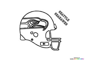 Seattle Seahawks NFL helmet