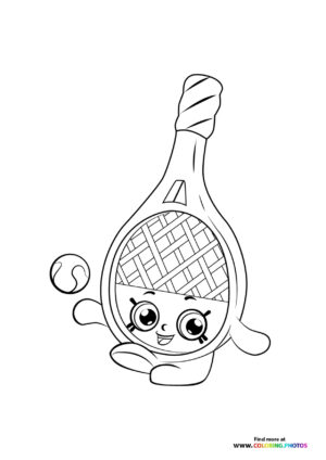Shopkin tennis racket